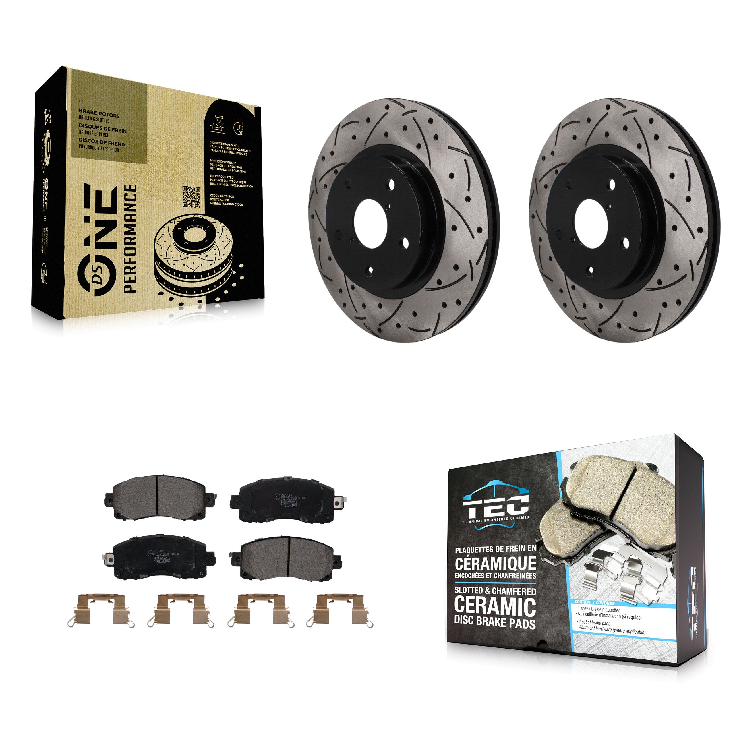 Transit Auto KDT-101953 Disc Brake Kit for 2019-2022 Subaru Forester - Front