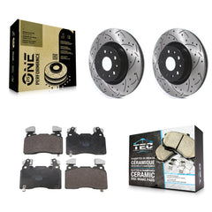 Transit Auto KDT-101956 Disc Brake Kit for 2014-2022 Chevrolet Camaro, Cadillac CT6, Cadillac CTS - Front