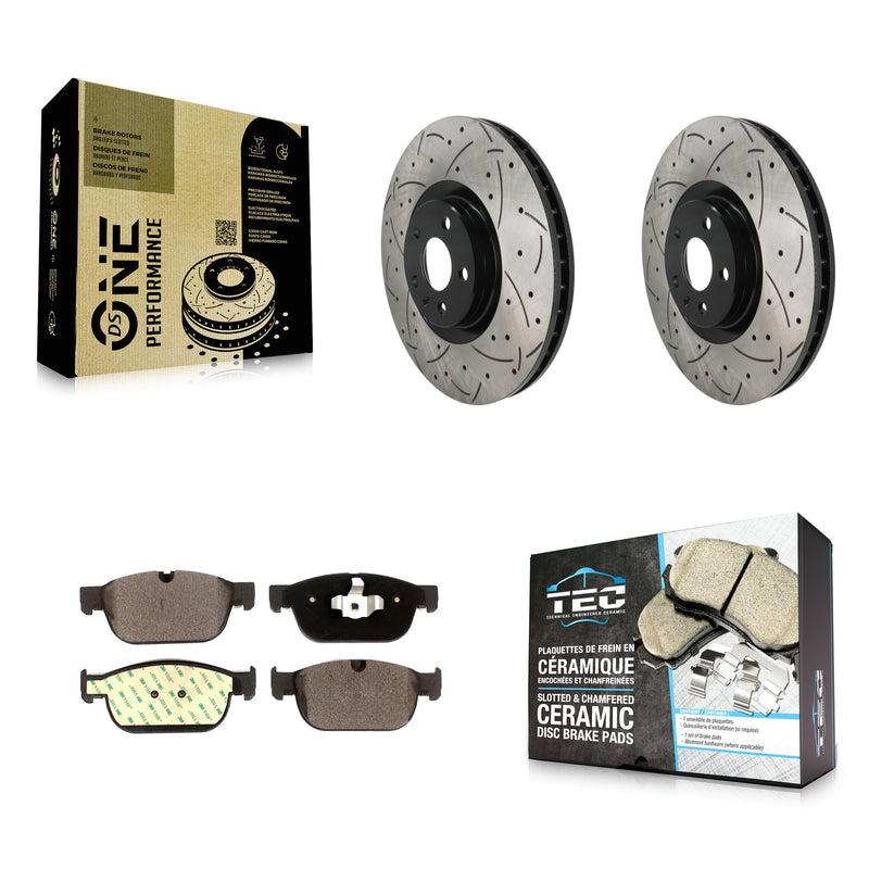 Transit Auto KDT-101959 Disc Brake Kit for 2016-2024 Volvo C40 Recharge, Volvo S60 and More - Front