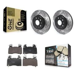 Transit Auto KDT-101961 Disc Brake Kit for 2016-2019 Cadillac CTS, Chevrolet Camaro - Front