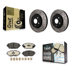 Transit Auto KDT-101966 Disc Brake Kit for 2018-2021 Toyota C-HR - Front