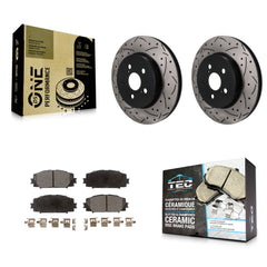 Transit Auto KDT-101972 Disc Brake Kit for 2019-2023 Toyota Corolla, Toyota Prius Prime - Front