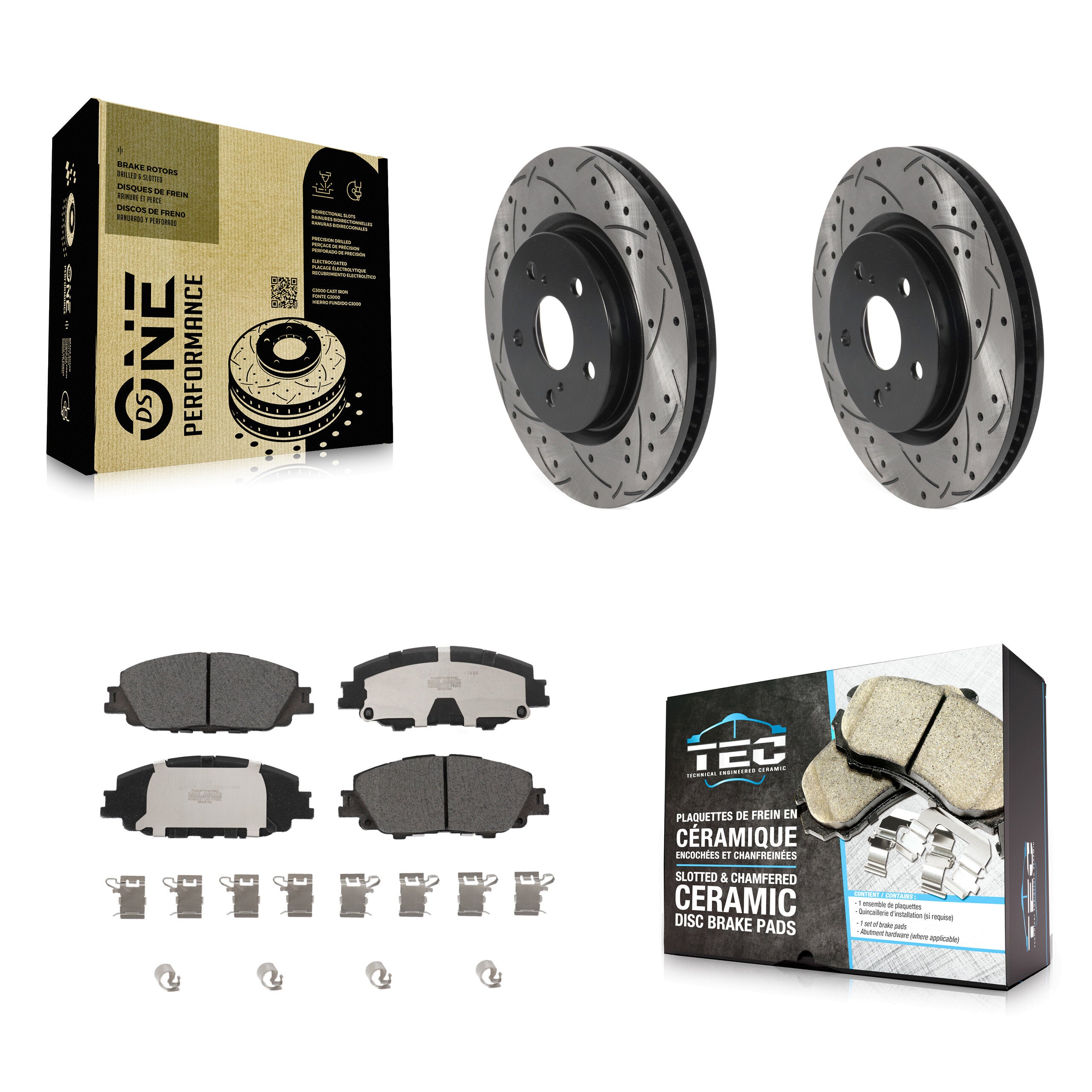 Transit Auto KDT-101973 Disc Brake Kit for 2023-2024 Toyota Prius - Front