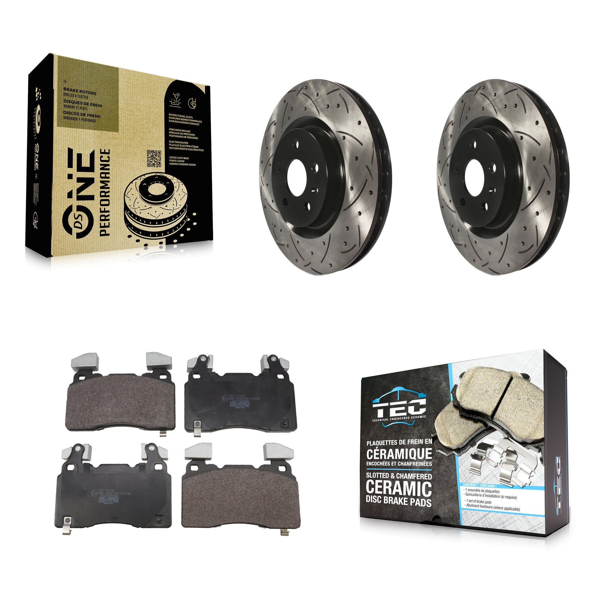 Transit Auto KDT-101980 Disc Brake Kit for 2010-2017 Chevrolet SS, Chevrolet Camaro - Front