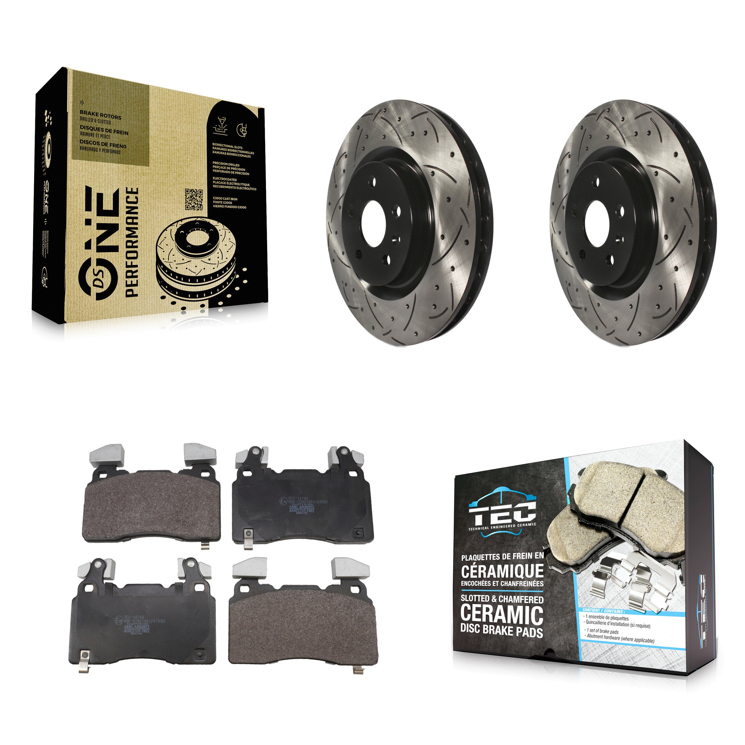 Transit Auto KDT-101980 Disc Brake Kit for 2010-2017 Chevrolet SS, Chevrolet Camaro - Front
