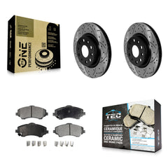 Transit Auto KDT-101983 Disc Brake Kit for 2018-2020 Jeep Wrangler - Front