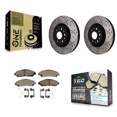 Transit Auto KDT-101985 Disc Brake Kit for 2017-2020 Cadillac XT6, Buick Enclave, Cadillac XT5 - Front