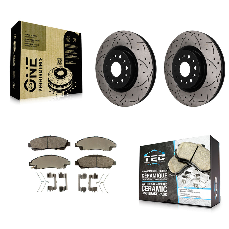 Transit Auto KDT-101985 Disc Brake Kit for 2017-2020 Cadillac XT6, Buick Enclave, Cadillac XT5 - Front