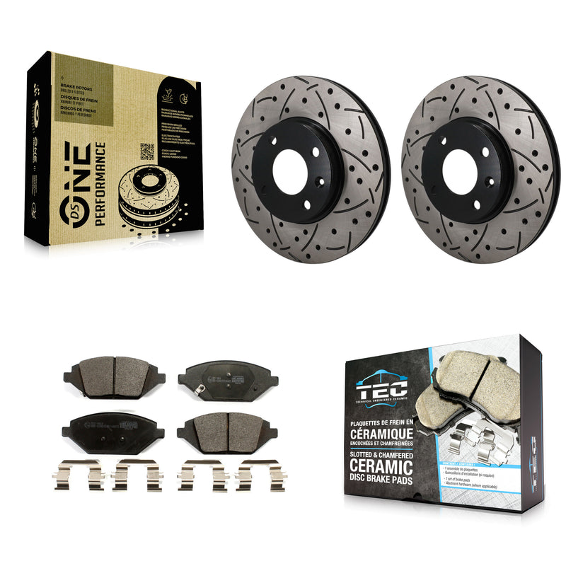 Transit Auto KDT-101989 Disc Brake Kit for 2016-2022 Chevrolet Spark - Front