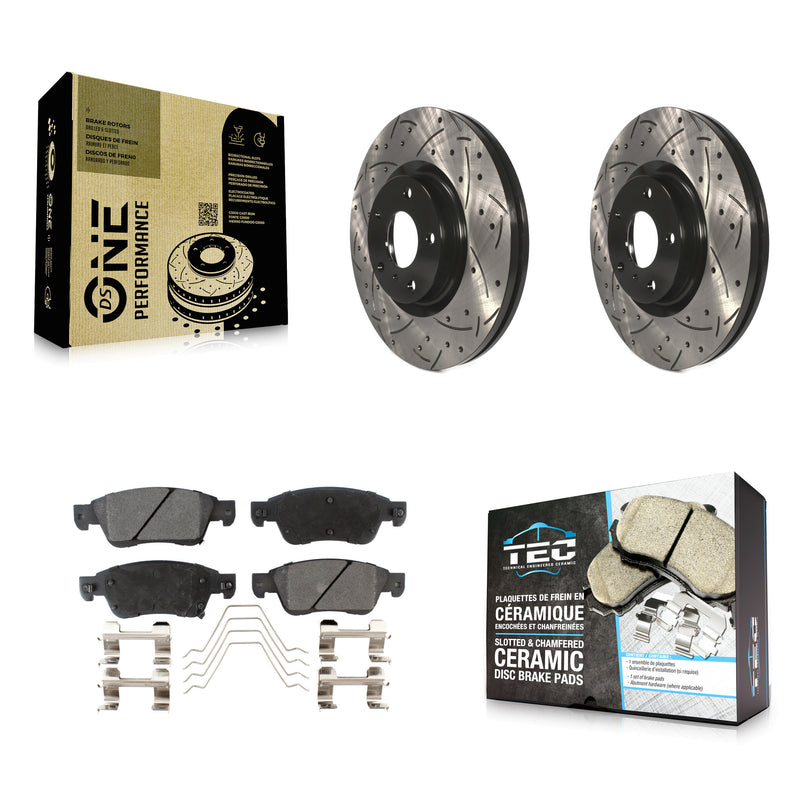 Transit Auto KDT-101990 Disc Brake Kit for 2009-2013 INFINITI G37 - Front