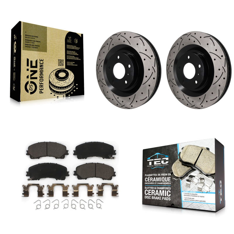 Transit Auto KDT-101996 Disc Brake Kit for 2019-2023 INFINITI QX55, INFINITI QX50 - Front