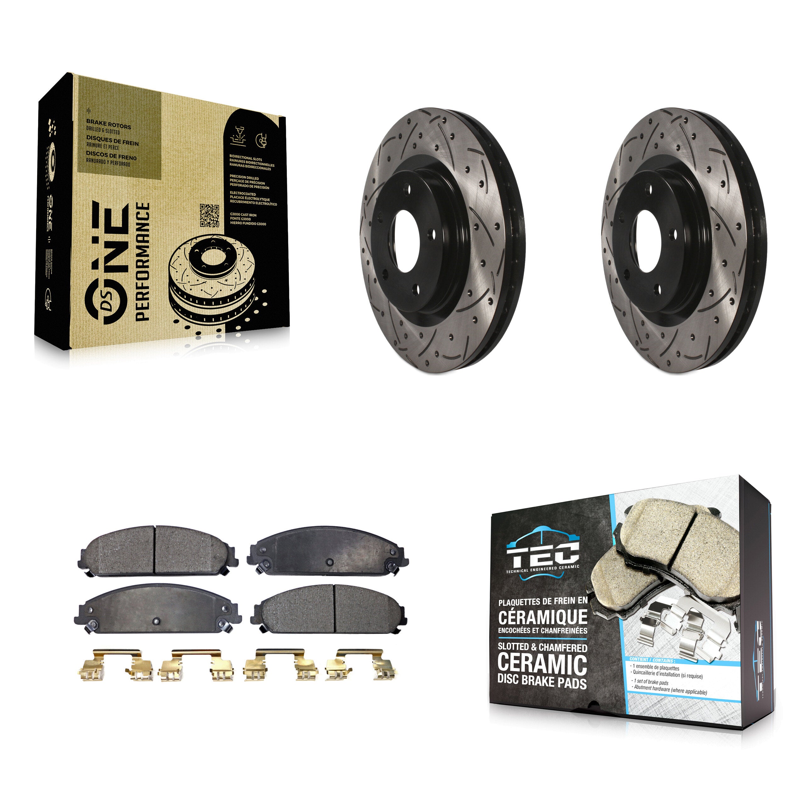 Transit Auto KDT-101999 Disc Brake Kit for 2008-2009 Dodge Caliber - Front