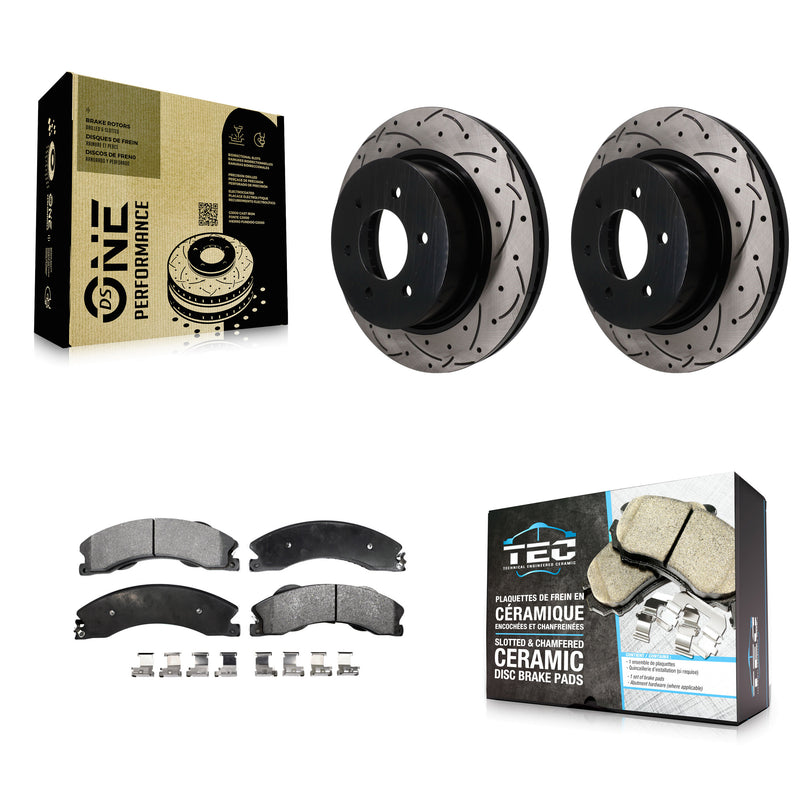 Transit Auto KDT-102001 Disc Brake Kit for 2016-2024 Nissan TITAN XD - Front
