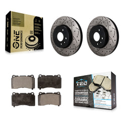 Transit Auto KDT-102007 Disc Brake Kit for 2013-2019 Cadillac ATS - Front