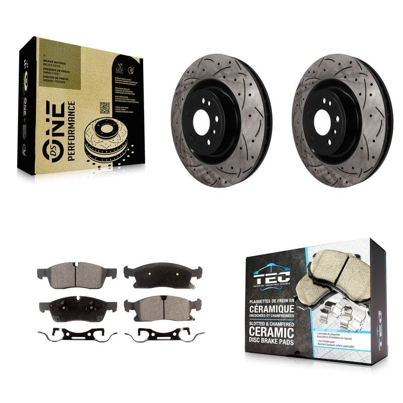 Transit Auto KDT-102012 Disc Brake Kit for 2013-2019 Mercedes-Benz GLE400, Mercedes-Benz GLS450 and More - Front
