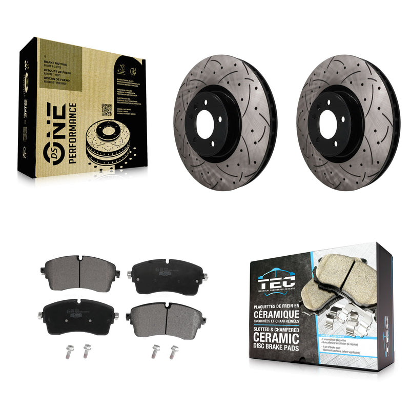 Transit Auto KDT-102014 Disc Brake Kit for 2022 Land Rover Defender 110, Land Rover Defender 90 - Front