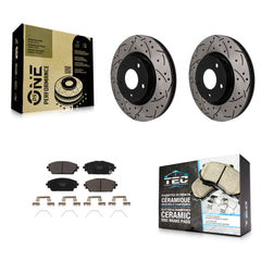 Transit Auto KDT-102016 Disc Brake Kit for 2019-2023 Mazda 3, Mazda 3 Sport - Front