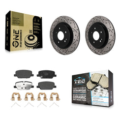 Transit Auto KDT-102021 Disc Brake Kit for 2019-2024 Hyundai Palisade, Hyundai Santa Fe, Kia Telluride - Rear