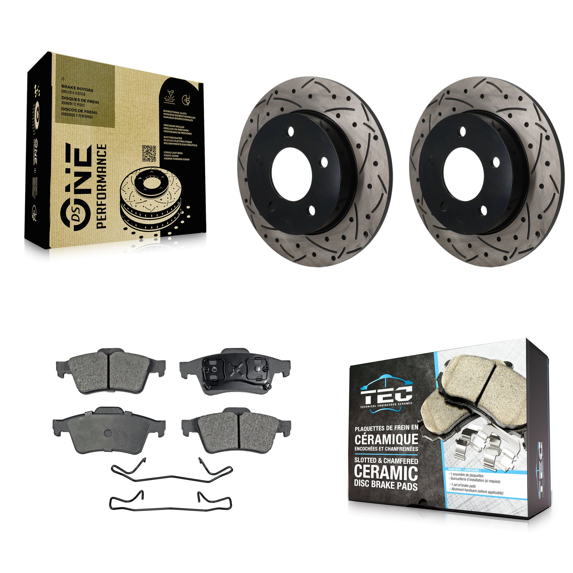 Transit Auto KDT-102028 Disc Brake Kit for 2004-2005 Mazda 3 - Rear