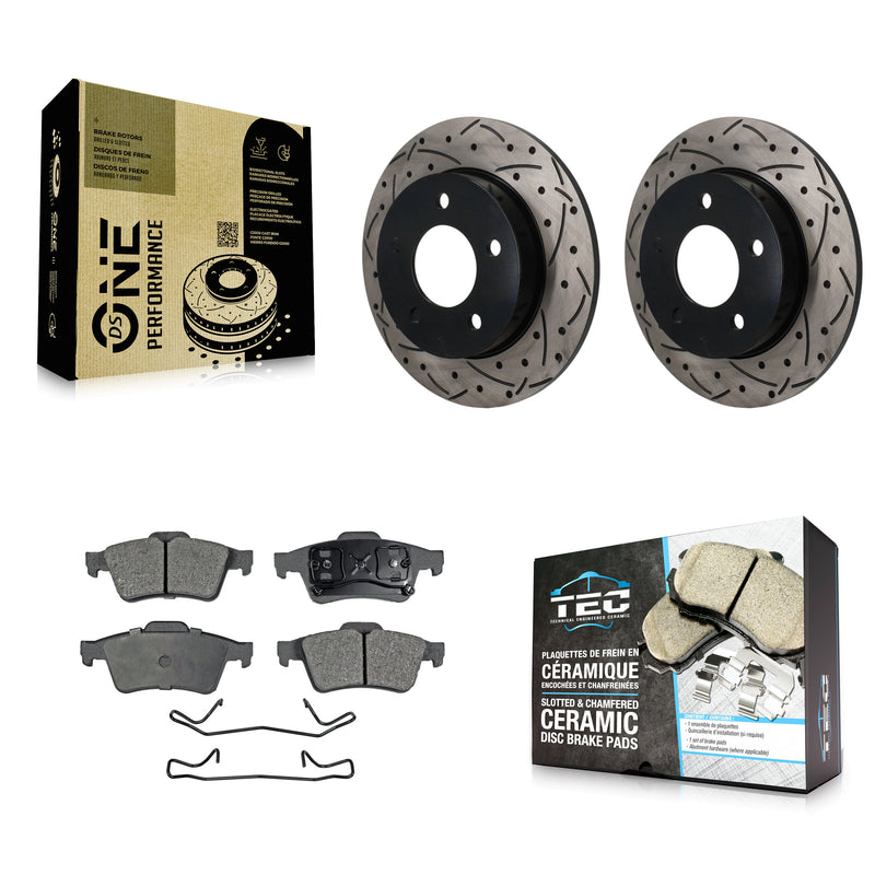 Transit Auto KDT-102028 Disc Brake Kit for 2004-2005 Mazda 3 - Rear