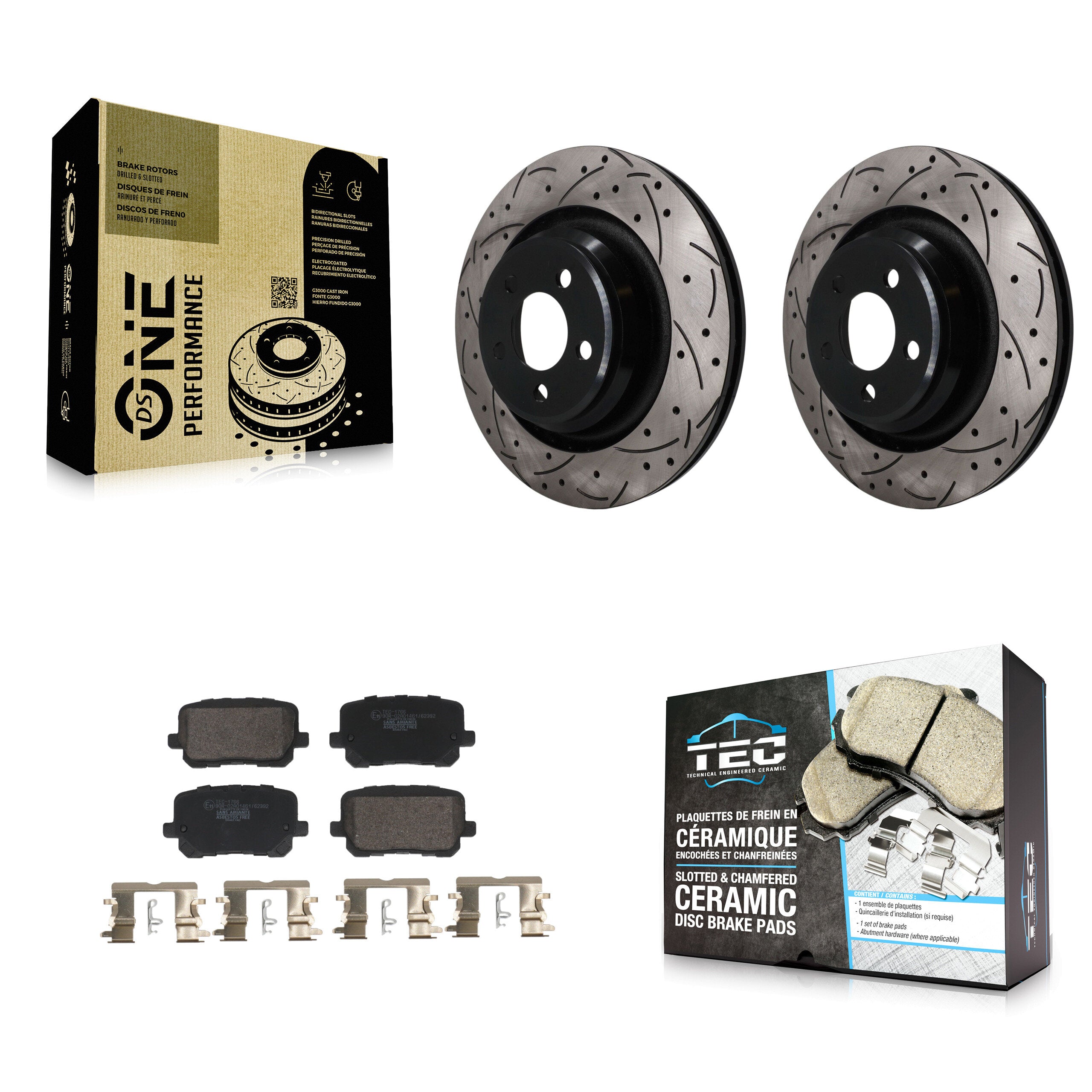Transit Auto KDT-102031 Disc Brake Kit for 2014-2022 Dodge Charger - Rear