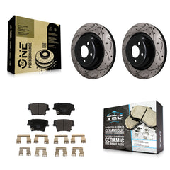 Transit Auto KDT-102032 Disc Brake Kit for 2015 Dodge Charger - Rear