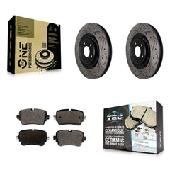 Transit Auto KDT-102036 Disc Brake Kit for 2017-2020 Audi A8 Quattro, Audi Q8 and More - Rear