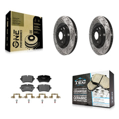 Transit Auto KDT-102037 Disc Brake Kit for 2020-2023 Audi S8 - Rear