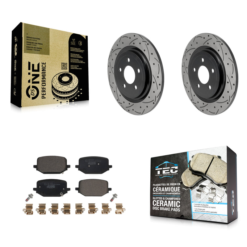 Transit Auto KDT-102044 Disc Brake Kit for 2022-2024 Ford Explorer - Rear