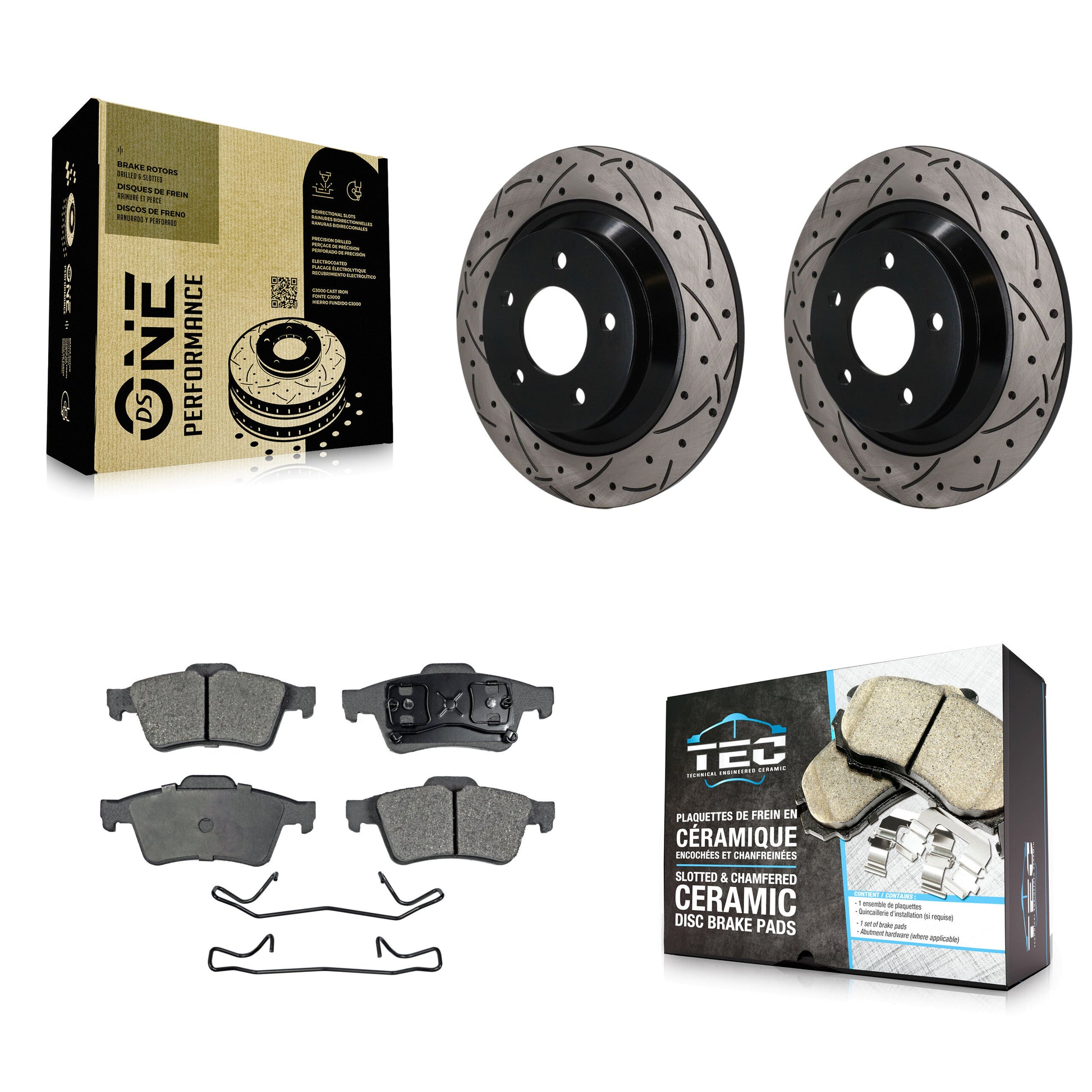 Transit Auto KDT-102049 Disc Brake Kit for 2006 Mazda 5 - Rear