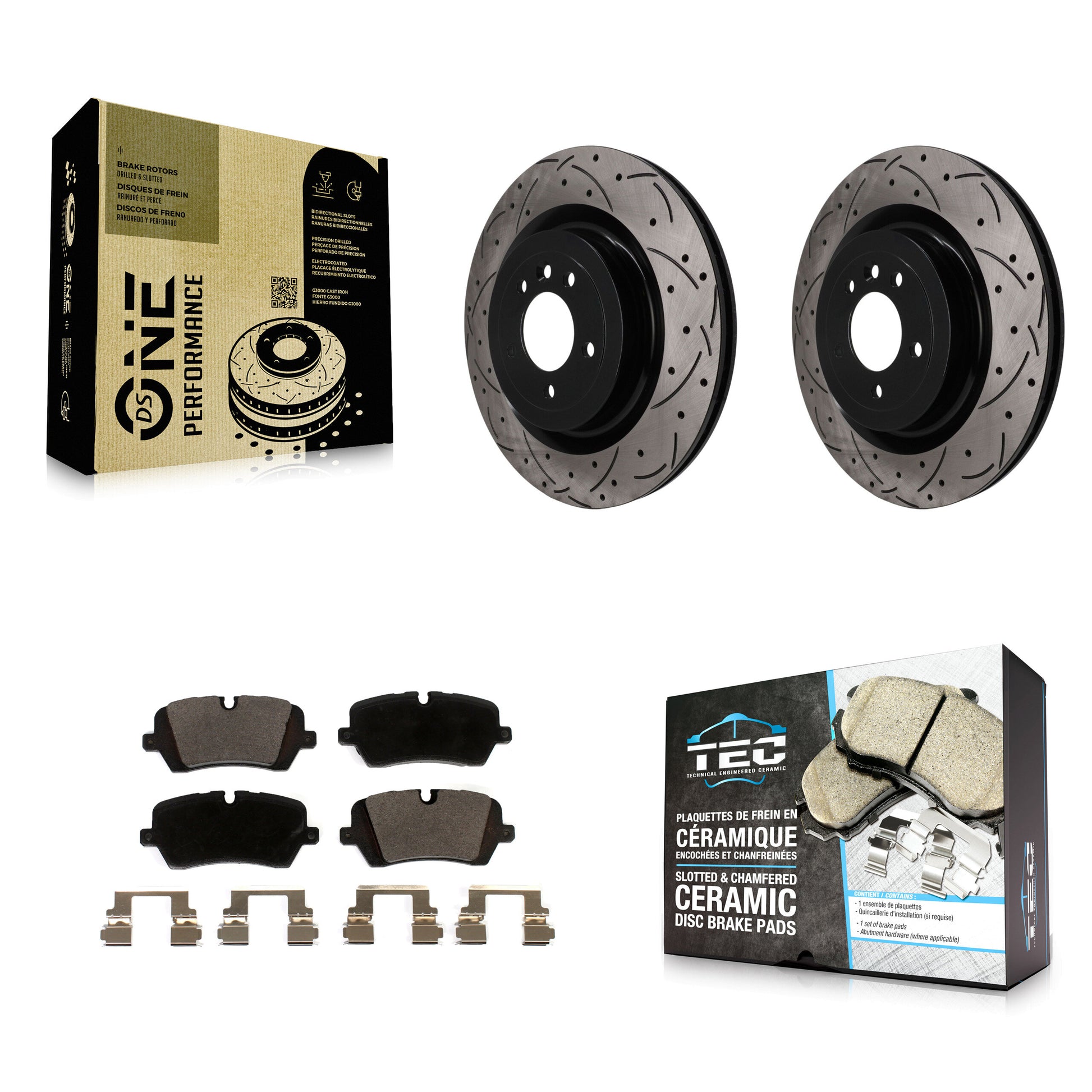 Transit Auto KDT-102051 Disc Brake Kit for 2013-2024 Land Rover Defender 110, Land Rover Defender 90 and More - Rear