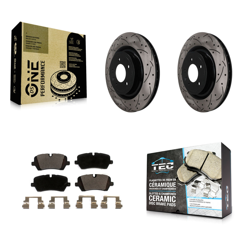 Transit Auto KDT-102052 Disc Brake Kit for 2014-2024 Land Rover Discovery, Land Rover Range Rover, Land Rover Range Rover Sport - Rear