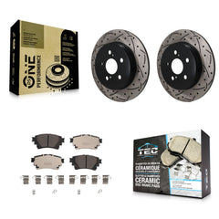 Transit Auto KDT-102053 Disc Brake Kit for 2019-2024 Toyota Corolla - Rear