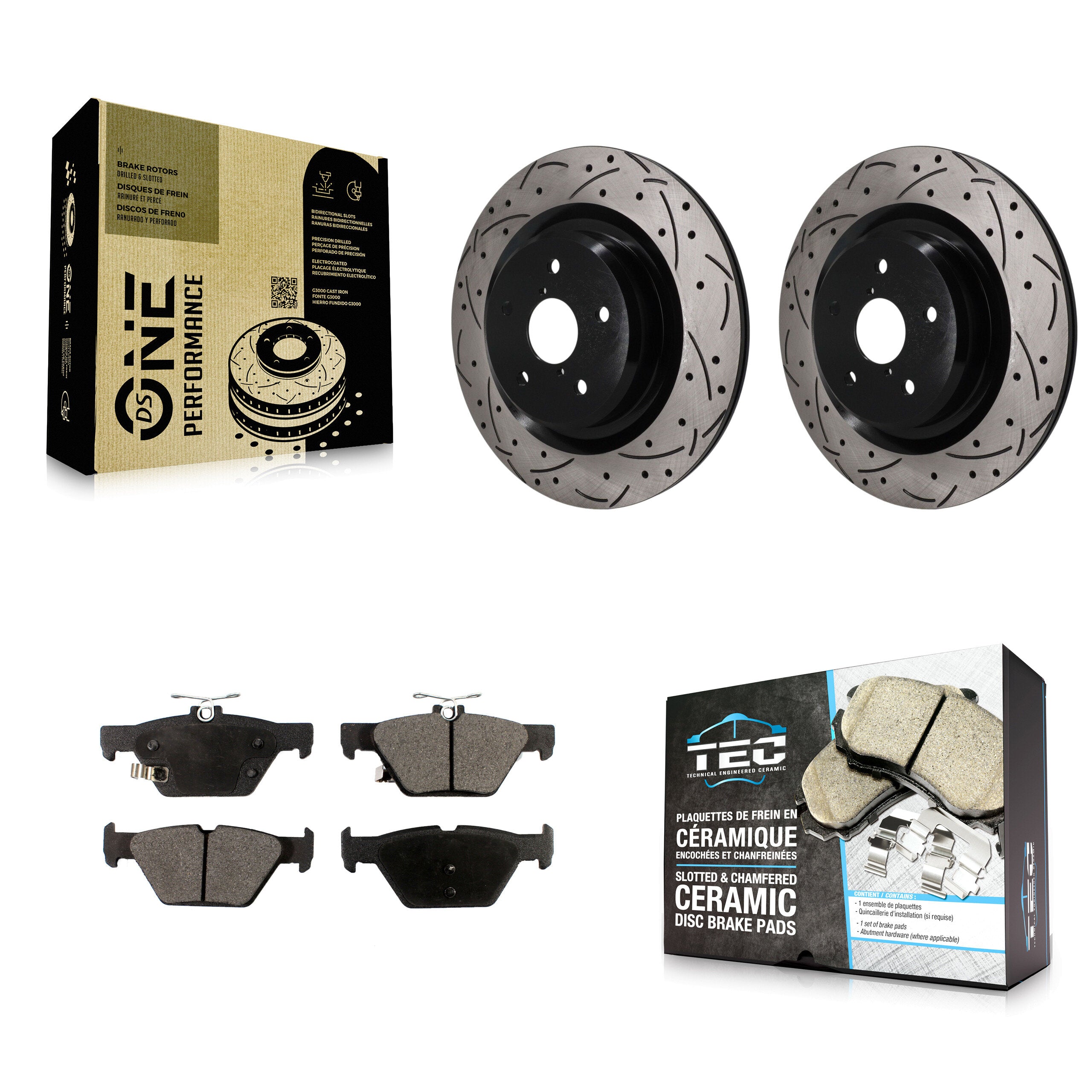 Transit Auto KDT-102056 Disc Brake Kit for 2019-2024 Subaru Ascent - Rear
