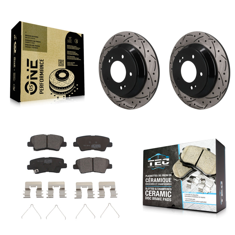 Transit Auto KDT-102071 Disc Brake Kit for 2022-2023 Hyundai Kona - Rear
