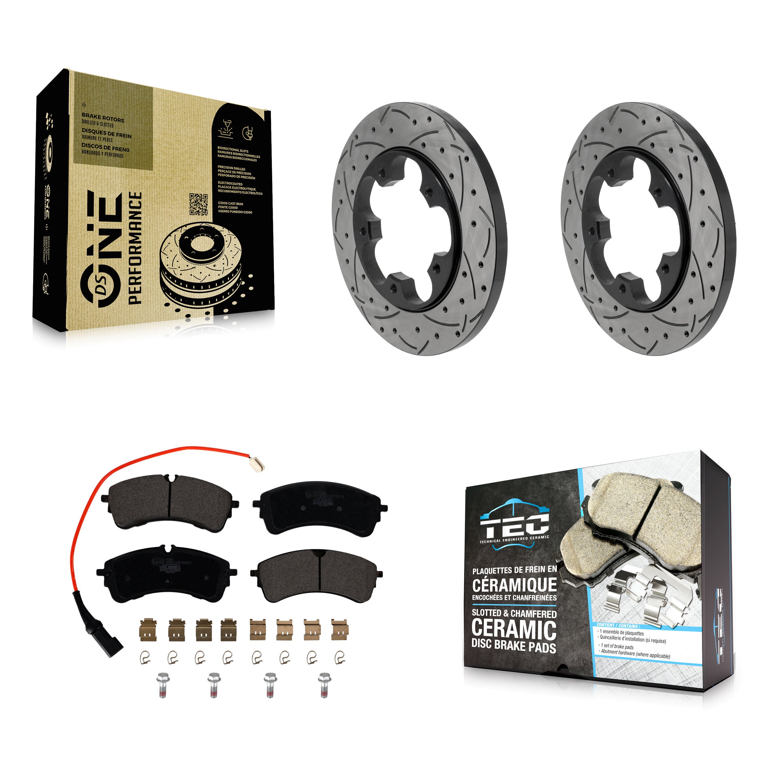 Transit Auto KDT-102076 Disc Brake Kit for 2020-2023 Ford Transit-350, Ford Transit-150, Ford Transit-250 - Rear