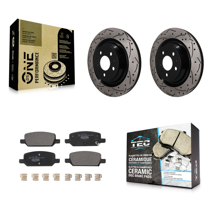 Transit Auto KDT-102089 Disc Brake Kit for 2017-2022 Tesla 3 - Rear