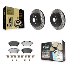 Transit Auto KDT-102090 Disc Brake Kit for 2021 Lexus IS350, Lexus RC300, Lexus RC350 - Rear