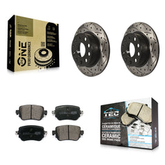 Transit Auto KDT-102093 Disc Brake Kit for 2015 Volkswagen Golf, Volkswagen Golf SportWagen - Rear