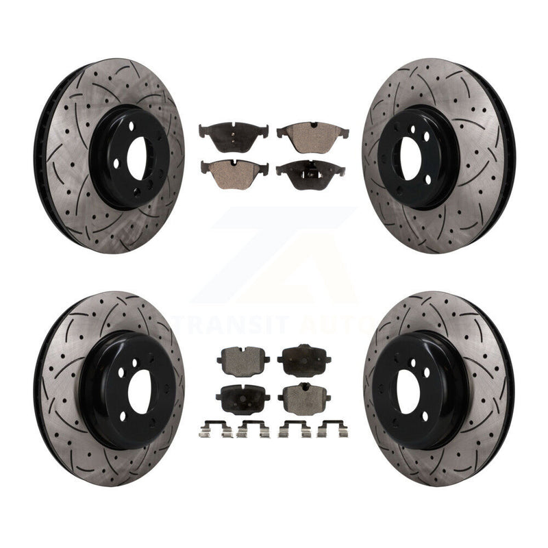 Transit Auto KDT-102097 Disc Brake Kit for 2011-2013 BMW 535i - Front and Rear