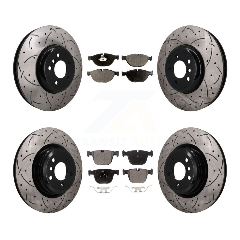 Transit Auto KDT-102098 Disc Brake Kit for 2009-2016 BMW 550i GT, BMW 550i GT xDrive and More - Front and Rear