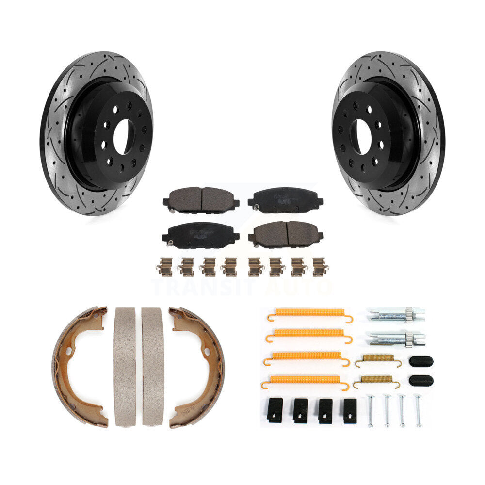 Transit Auto KDT-102103 Disc Brake Kit for 2018-2020 Jeep Wrangler - Rear