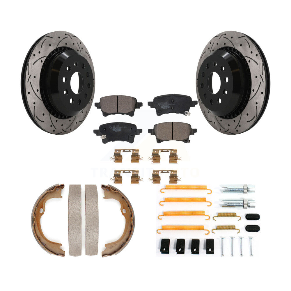 Transit Auto KDT-102105 Disc Brake Kit for 2021 Jeep Wrangler - Rear