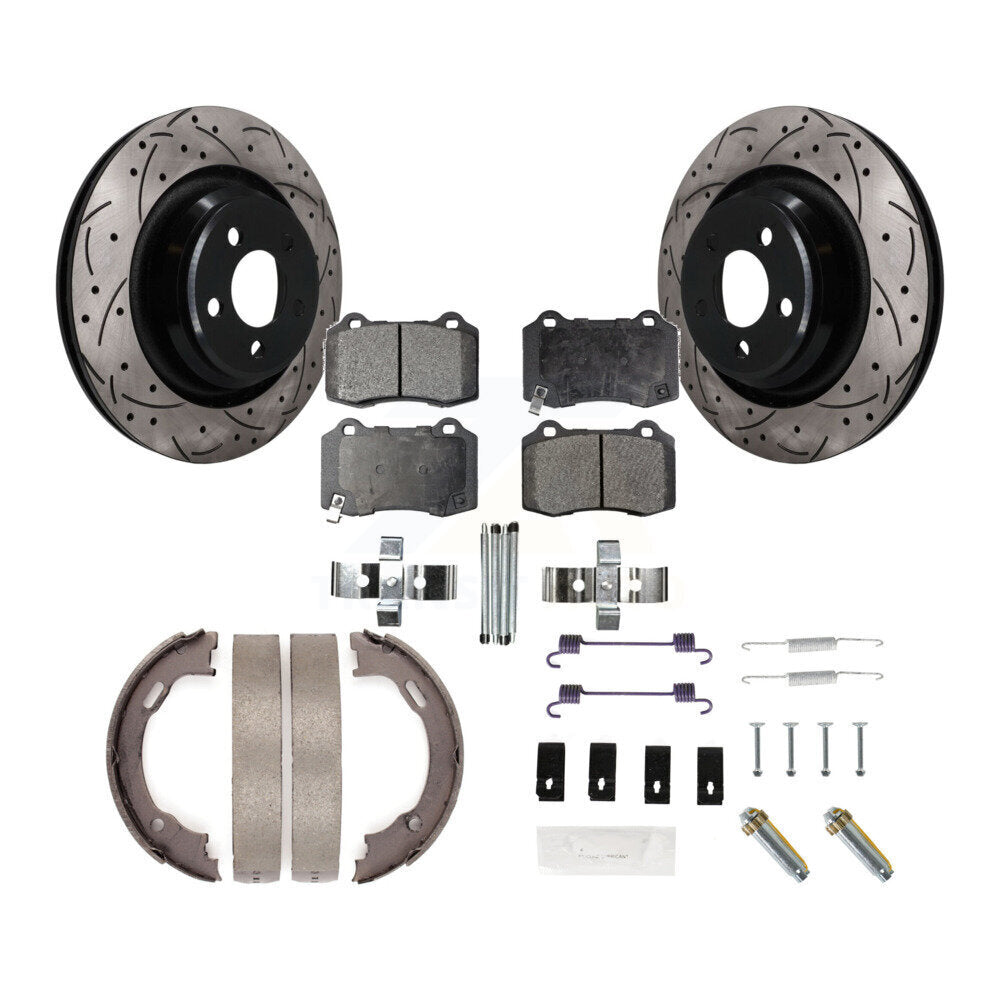 Transit Auto KDT-102106 Disc Brake Kit for 2005-2021 Dodge Charger, Dodge Challenger and More - Rear
