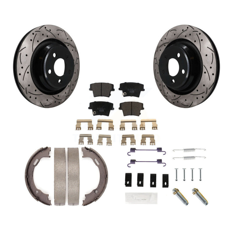 Transit Auto KDT-102108 Disc Brake Kit for 2015 Dodge Charger - Rear
