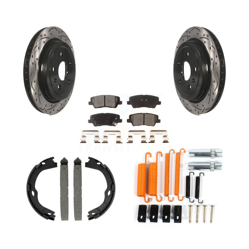 Transit Auto KDT-102112 Disc Brake Kit for 2015 Cadillac CTS - Rear