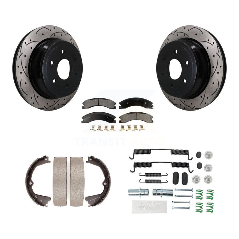 Transit Auto KDT-102113 Disc Brake Kit for 2016-2019 Nissan TITAN XD - Rear