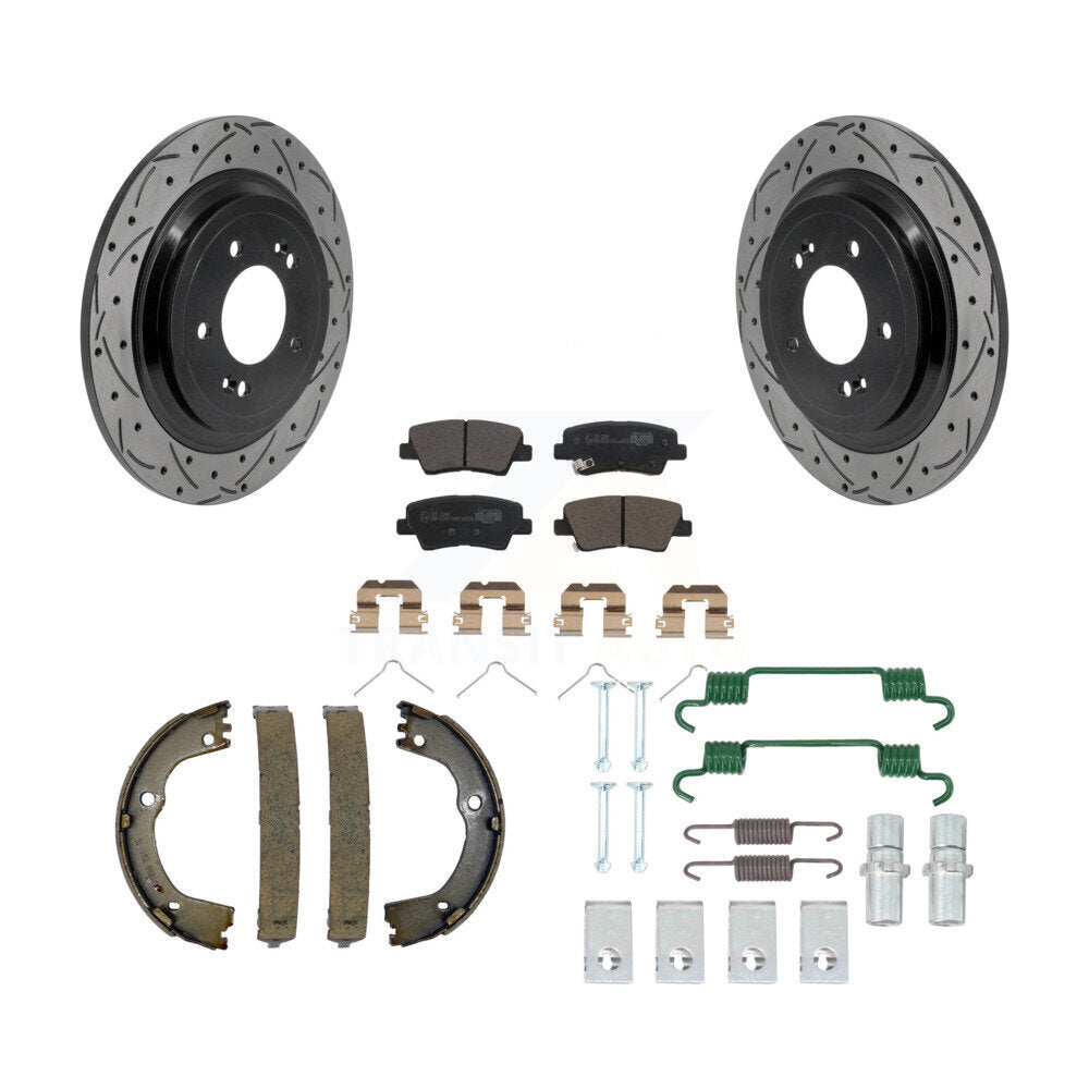 Transit Auto KDT-102115 Disc Brake Kit for 2017-2022 Kia Sportage - Rear