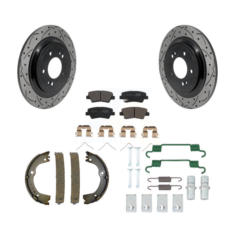 Transit Auto KDT-102115 Disc Brake Kit for 2017-2022 Kia Sportage - Rear
