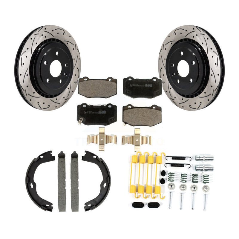Transit Auto KDT-102116 Disc Brake Kit for 2016 Chevrolet Camaro - Rear